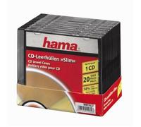 Hama 00011432 custodia CD/DVD Nero Trasparente