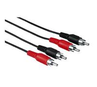 Hama Audiokabel Sort 1.2m NEW