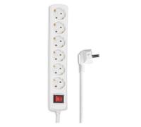 Hama 00030384 1.4m power extension - Power Extensions (White, 1.4 m)