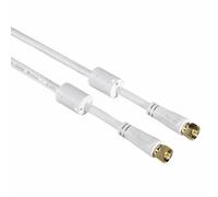 Hama 00040688 cavo coassiale 5 m F Bianco