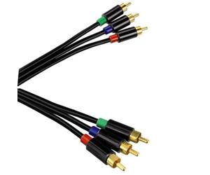 Hama 00079916 cavo video e componente (YPbPr) 3 m 3 x RCA Nero