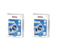 Hama 00083892 Pack di 5 Slim Custodie Doppie per Dvd Trasparente (Confezione da 2)