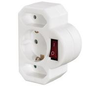 Hama 00108846 adattatore per presa di corrente Tipo F Universale Bianco