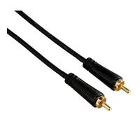 Hama 00122266 cavo audio 15 m RCA Nero