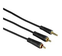 Hama Cavo Adattatore AUX 3,5mm Spina Jack a 2x RCA Cavo Audio 1,5m