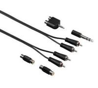 Hama 00122329 cavo audio 25 m 2 x RCA Nero NEW