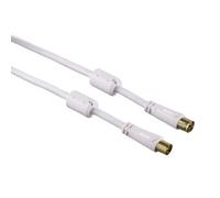 Hama 00122413 cavo coassiale 3 m Bianco