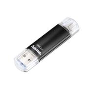 Hama FlashPen Laeta Twin, USB 3.0, 40 MB/s 128 GB nero