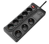 Hama 00137263 Interno 8presa(e) AC 1.5m Nero prolunghe e multiple