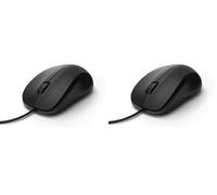 Hama 00182606 Mouse Ottico, Nero (Confezione da 2)