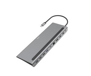 Hama 00200100 docking station USB 3.2 Gen 1 (3.1 Gen 1) Tipo-C Antracite - Nouvo