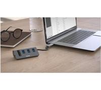 Hama 00200140 replicatore di porte e docking station per laptop USB 3.2 Gen 1 [3.1 Gen 1] Type-A Antracite, Nero (Hama External NEW