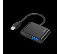 Hama 00200330 cavo e adattatore video Mini DisplayPort HDMI VGA (D-Sub) Nero