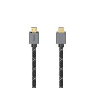 Hama 00200504 cavo HDMI 2 m HDMI tipo A (Standard) Nero, Grigio NEW