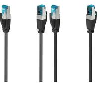 Hama 00200680 Cavo PC RJ45 8P8C PIMF CAT6 1,5 m (Confezione da 2)