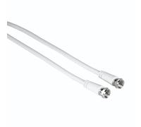 Hama 00205038 cavo coassiale 3 m F Bianco