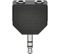 Hama 00205191 Jack Audio Adattatore [2x Presa jack da 3.5 mm - 1x Spina jack da