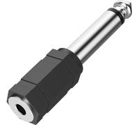 Connettore audio Hama 00205195 Mini Jack Jack 6.3mm Black