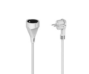 Hama 00223243 prolunghe e multiple 5 m 1 Presa(e) AC Interno Bianco