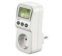 Misuratore di costi energetici con display LCD, contatore elettrico digitale per presa di corrente