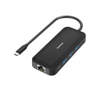 Hama 00300080 hub di interfaccia USB tipo-C 5000 Mbit/s Nero (Hama USB-C-Hub Multiport 6 Ports 3x) - Nouvo