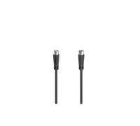 Hama - 00305066 - Cavo antenna Classic Line, connettore coassiale - accoppiatore coassiale, placcato oro, 1,5 m, 100 dB ()