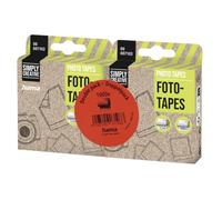 Hama 007103 - Nastro adesivo per foto, Trasparente, 1000 pezzi ( 2 Confezioni da 500 Pezzi )