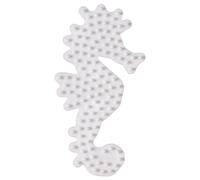 Hama Pegboard Pannello Forato per Giocare con Le Perline, a Forma di Cavalluccio Marino
