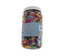 Hama 10.8541 1,400 Maxi Beads in Tub Pastel Mix Maxi Mixed