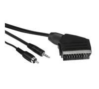 Hama 10M Cinch + Klinke A Scart Per PC Notebook A TV Adattatore-Cavo Composite