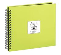 Hama Fine Art Album Fotografico E Portalistino A Spirale Kiwi 28x24cm 50 Pagine