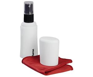 Hama 119411 Set Pulizia per Tablet, Panno in Microfibra e Liquido da 45 ml