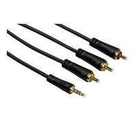 Hama 122161 cavo audio 15 m 3.5mm 3 x RCA Nero NEW