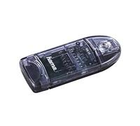 Hama 124194 - Lettore di schede multiple USB 3 6 in 1 (lettore di schede SD | SDHC | SDXC | microSD | microSDHC | microSDXC) per Windows PC, Mac, computer portatile, TV, colore antracite