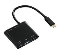 Hama 135729 Adattatore Multiport 4 in 1, 2 x USB A, USB C, HDMI