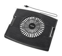 Hama 15,6" - Supporto per computer portatile, antiscivolo, cavo USB A, per laptop da 15,6 pollici, ventola a LED, colore nero
