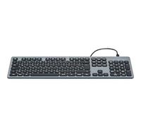 Hama 173058 CK-400 USB Tastiera Tedesco, QWERTZ Nero pulsanti multimedia