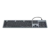 Hama 173058 CK-400 USB Tastiera Tedesco, QWERTZ Nero pulsanti multimedia