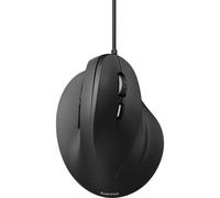 Hama Mouse EMC-500 Ottico ergonomico 1800 DPI USB con filo Mano destra Nero