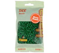 Hama Midi Bio Beads Bag | Circa 1000 perline fusibile | Decorazione a mosaico Arti e mestieri per bambini creativi dai 5 anni in su | Verde