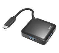 Hama 200112 4 Porte USB-C® (USB 3.1) Multiport Hub Nero