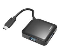 Hama 200112 Hub Multiporta USB-C USB 3.2 Gen 2 Nero 4 Porte
