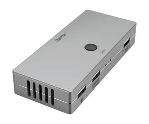 Hama 200135 2+2 Porte Switch KVM HDMI USB 4096 x 2160 Pixel