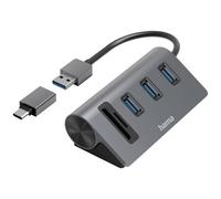 Hama 200140 00 Hub USB 5 Porte USB-A, microSD, SD USB 3.2 Gen1 5 GBit/s Con let