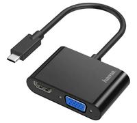 Hama 200313 00 USB-C® / HDMI / VGA Adattatore [1x spina USB-C® - 1x Presa VGA,