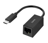Hama 200360 USB 2.0 Adattatore [1x USB-C® - 1x Presa RJ45] Netzwerk-Adapter, U