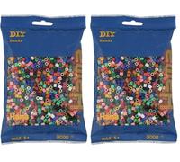 Hama 201-67 - Set di Perline, 3000 Pezzi, Colori Assortiti (Confezione da 2)