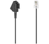 Hama 201114 DSL Cavo [1x Spina TAE-F - 1x Spina RJ45 8p2c] 10 m Nero