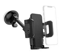 Hama 201502 A ventosa Supporto cellulare per auto ruotabile a 360° 45 - 90 mm