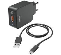 Hama 201625 Caricatore USB 19.50 W 1x USB-C ® Nero Ambiente interno